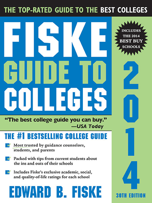 Title details for Fiske Guide to Colleges 2014 by Edward B Fiske - Wait list